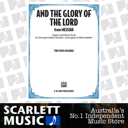 And the Glory of the Lord Organ Sheet Music — view 2