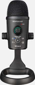 ROLAND GOPODCAST USB Microphone - Integrated Livestreaming System for Easy High-Quality Streaming
