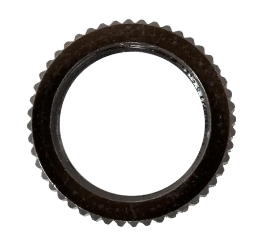 AMS Knurled Nut for Toggle Switch Black M12.0-1.25P