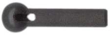 AMS GP260 Bridge Pin W/Plain Ball End Ebony