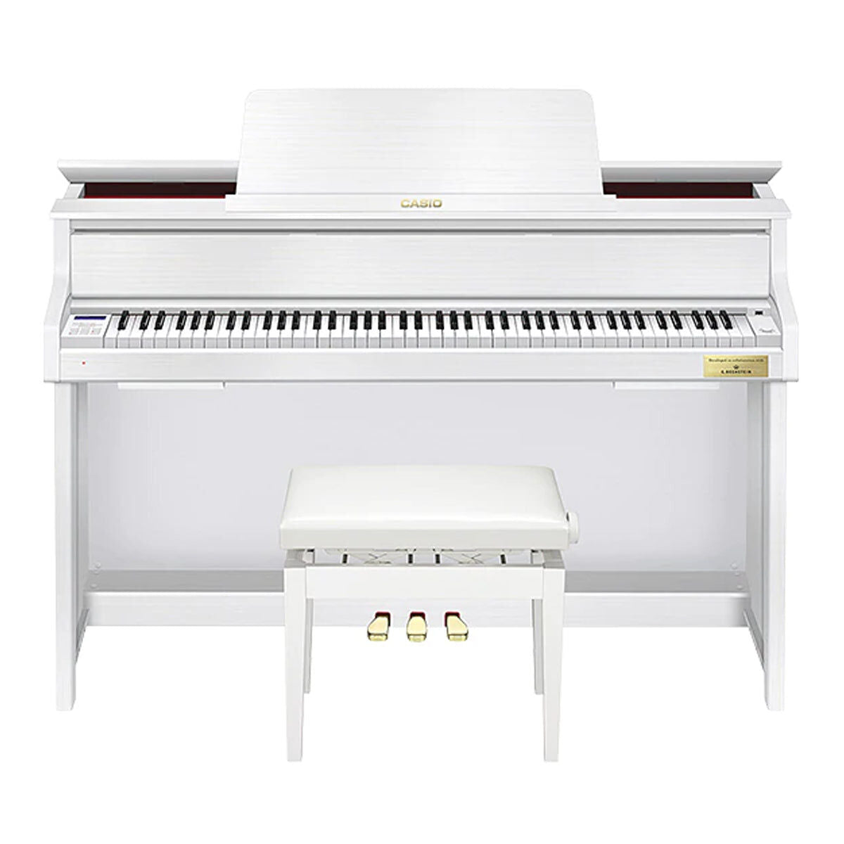 Casio Celviano GP310 Grand Hybrid Digital Piano in White with 88 Keys and Grand Acoustic System