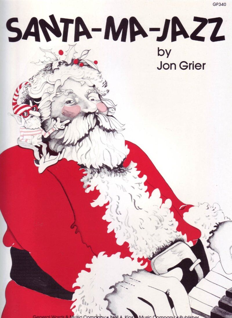 Santa Ma Jazz Intermediate for Piano - 24 Pages by Neil A. Kjos Music Company