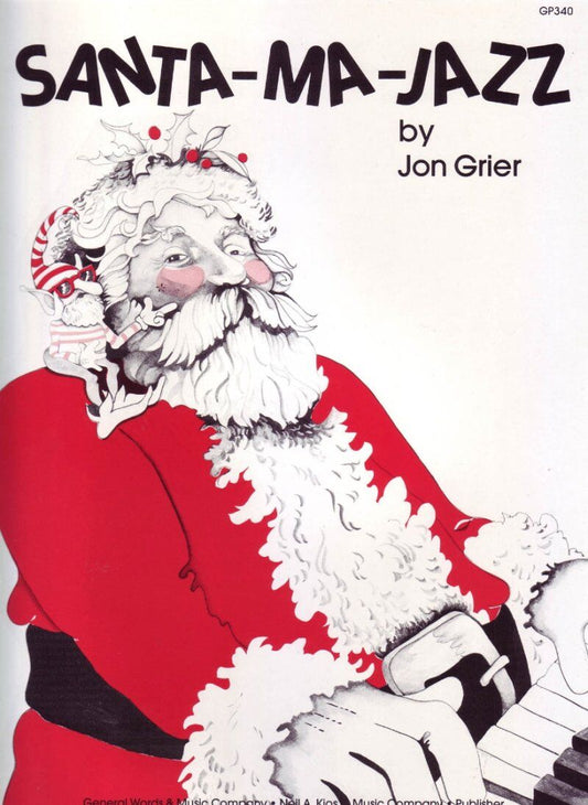 Santa Ma Jazz Intermediate for Piano - 24 Pages by Neil A. Kjos Music Company