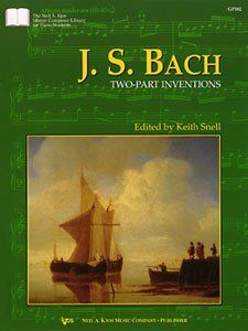 Bach Two-Part Inventions for Piano, Ed Snell, 36 Pages, Neil A. Kjos Music Company