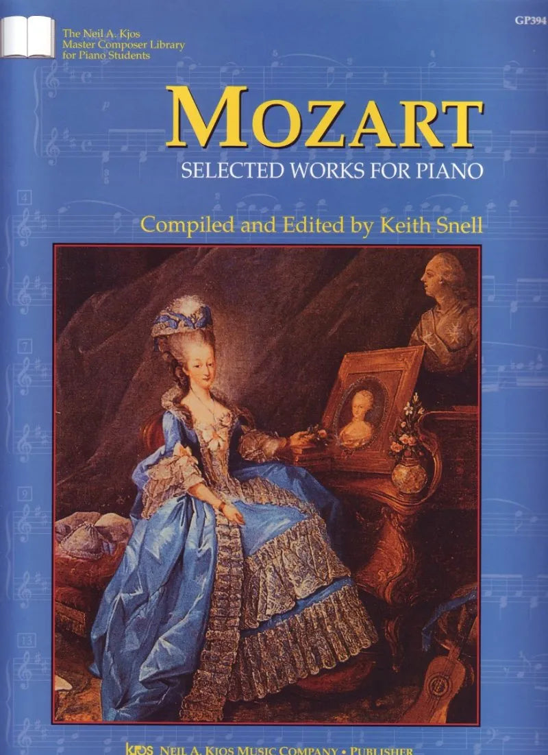 Mozart - Selected Works for Piano by Wolfgang Amadeus Mozart, 52 Pages, Published by Neil A. Kjos Music Company