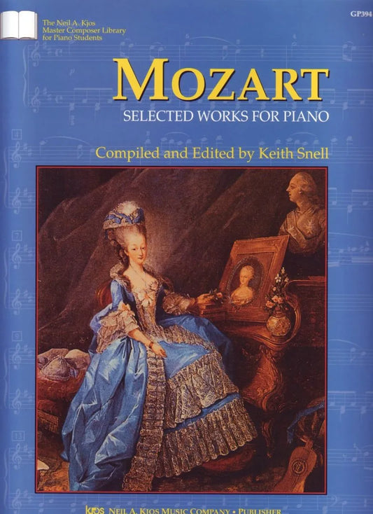 Mozart - Selected Works for Piano by Wolfgang Amadeus Mozart, 52 Pages, Published by Neil A. Kjos Music Company
