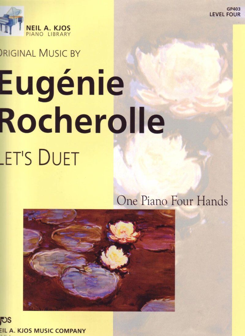 Lets Duet Level 4 by Neil A. Kjos Music Company - Piano Duet Ensemble, 20 Pages