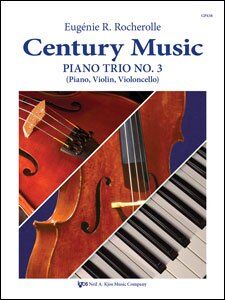 Century Music Piano Trio No. 3 by Neil A. Kjos Music Company, 44 pages, features various 20th-century music styles.