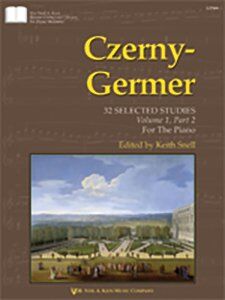 Czerny-Germer 12 Selected Studies Volume 1 Part 2 for Piano by Carl Czerny, 64 Pages, Neil A. Kjos Music Company