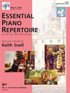 Essential Piano Repertoire Prep Book with CD - 17th to 19th Century