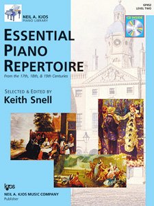 Essential Piano Repertoire Level 2 Book/CD 17th-19th Century 40 Pages