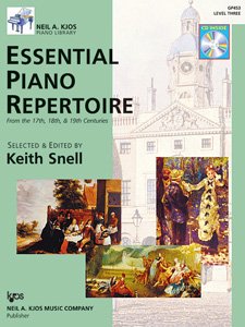 Essential Piano Repertoire Level 3 Book/CD 17th-19th Century
