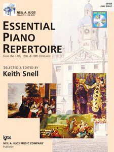 Essential Piano Repertoire Level 8 Book/CD 17th/18th/19th Century