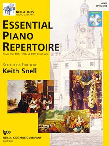 Essential Piano Repertoire Level 9 Book/CD 17th/18th/19th Century