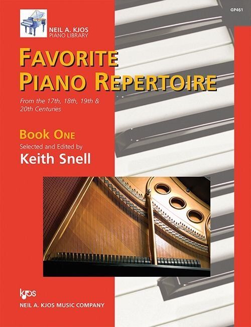 Keith Snell Favourite Piano Repertoire Book 1, 112 Pages, Neil A. Kjos Music Company