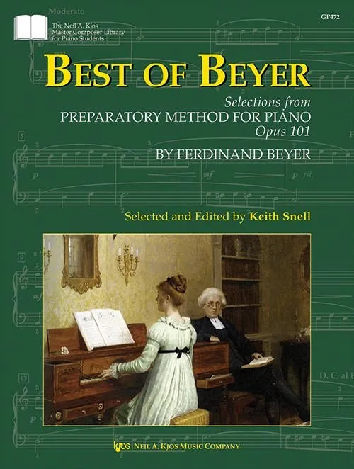Best of Beyer: Selections from Preparatory Method Op. 101 for Piano, 31 Pages, Neil A. Kjos Music Company, Master Composer Library