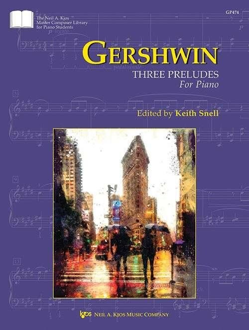 Gershwin: Three Preludes for Piano, 16 Pages, Published by Neil A. Kjos Music Company