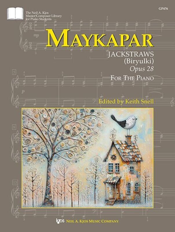 Maykapar Jackstraws (Biryulki) Op. 28 for Piano - 24 Pages