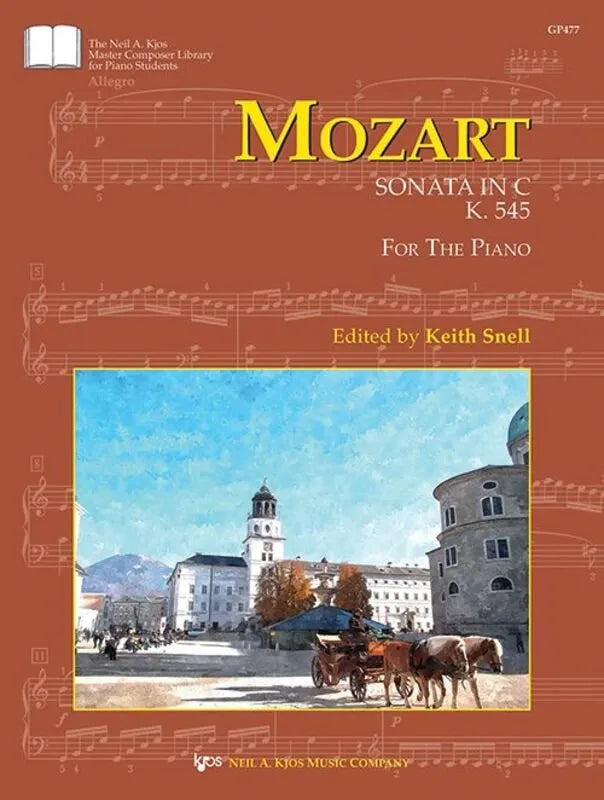 Mozart Sonata in C Major K 545 for Piano Edited by Snell