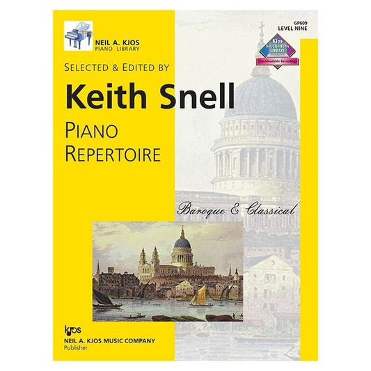 Piano Repertoire: Baroque & Classical Level 9 by Neil A. Kjos Music Company, 76 Pages