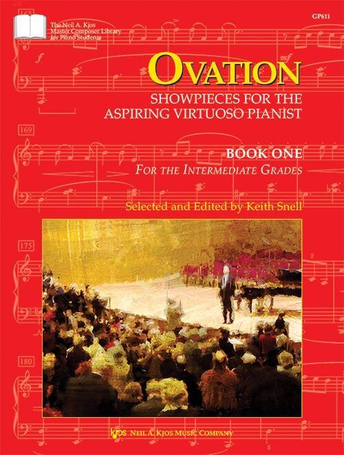 Ovation Book 1 - Piano Music for Intermediate Grades, 47 Pages, Master Composer Library, Neil A. Kjos Music Company