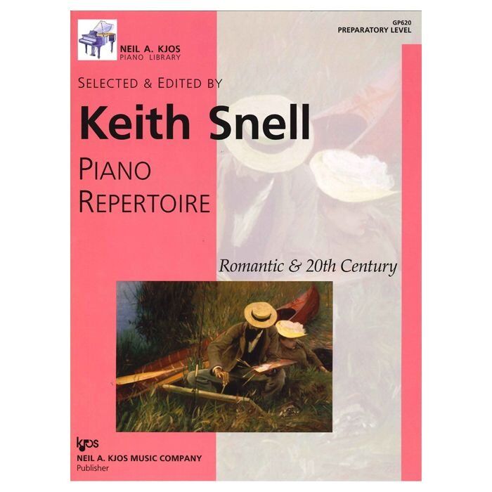 Piano Repertoire: Romantic & 20th Century Preparatory Level by Neil A. Kjos Music Company, 16 Pages