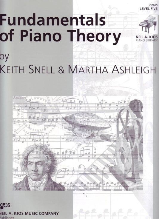 Fundamentals of Piano Theory Level 5 by Neil A. Kjos Music Company, 64 Pages