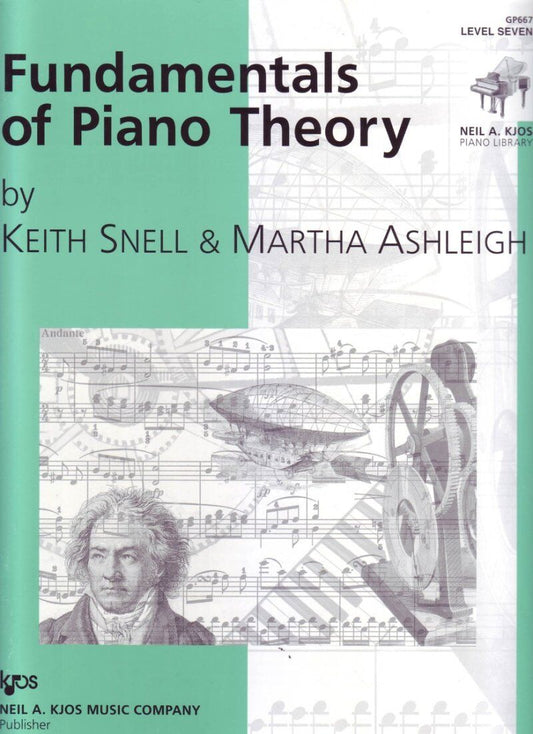 Fundamentals of Piano Theory Level 7 by Neil A. Kjos Music Company, 64 pages