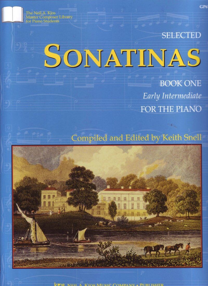 Selected Sonatinas Book 1 by Neil A. Kjos Music Company, 40 Pages, Piano
