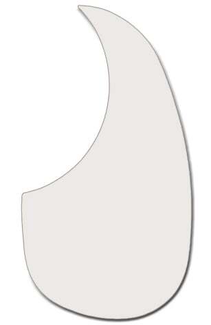 AMS GP680C Scratchplate Teardrop Style Clear
