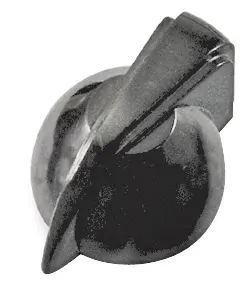 AMS GP8275 Control Knob Arrow Head Style Black