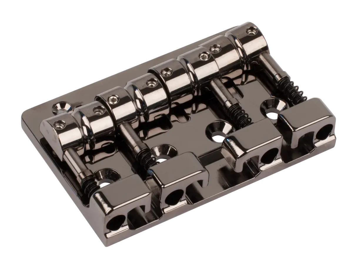 Gotoh 4-String Bass Guitar Bridge, Black