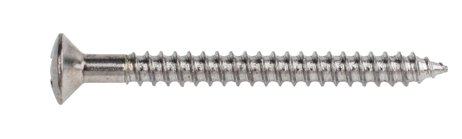 AMS Neck Plate Screw 1 3/4 Inch Chrome