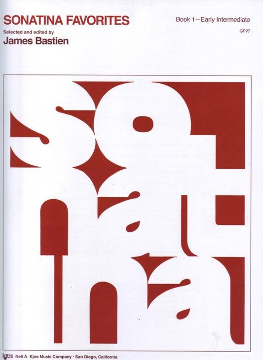 Sonatina Favorites Book 1 for Piano - 32 Pages by Neil A. Kjos Music Company