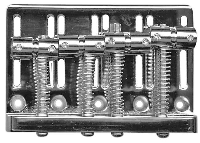 Eagle GPK831 Bass Bridge Tailpiece Chrome for 4-String PB & JB Style