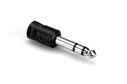 Hosa Adaptor, 3.5 mm TRS to 1/4 in TRS