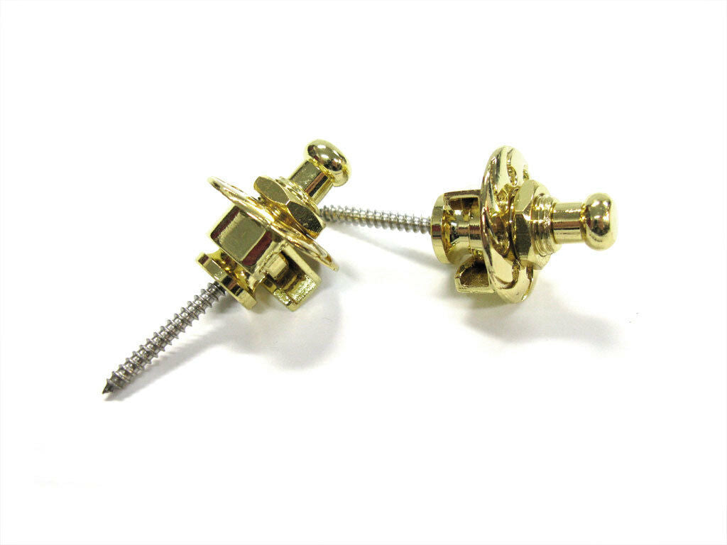 XTR Strap Lock 1X Gold Pair Of Strap Locks Spring Loaded Full Release