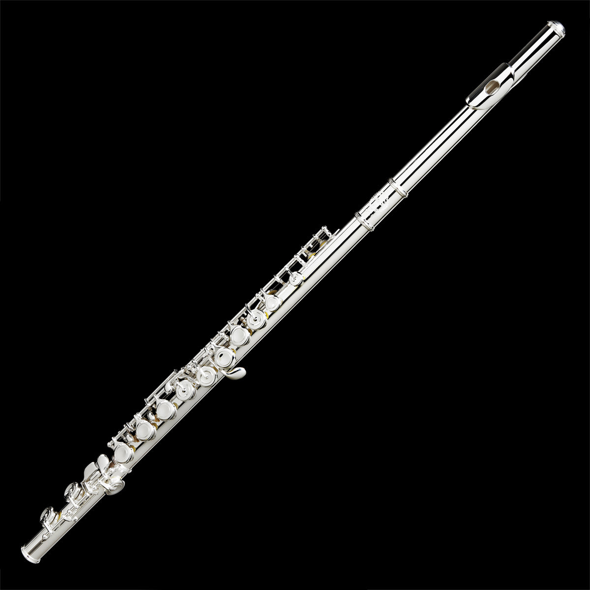 Grassi 810MKII Silver Plated Flute with French Pointed Arms — view 8