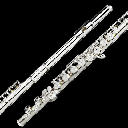 Grassi 810MKII Silver Plated Flute with French Pointed Arms — view 2