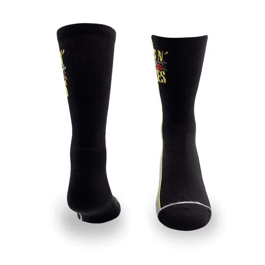 Perris Licensed Guns N' Roses "Side Stripe" Large Crew Socks Black (1 Pair) — view 3