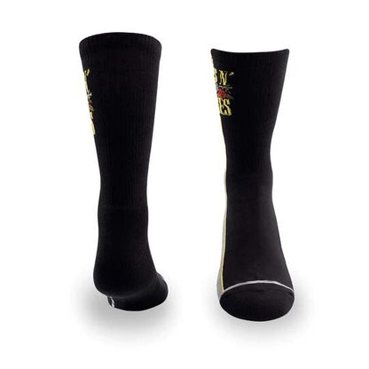 Perris Licensed Guns N' Roses "Side Stripe" Large Crew Socks Black (1 Pair) — view 3