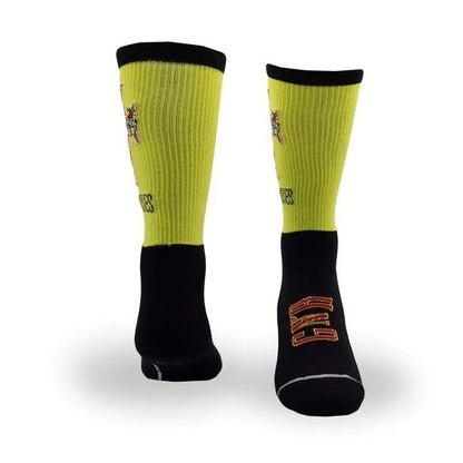 Perris Licensed GNR "Appetite For Destruction" Large Crew Socks Black/Yellow - 1 Pair — view 3