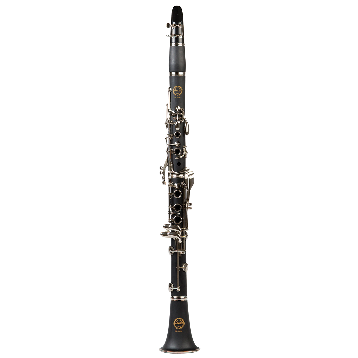 Grassi CL200 Bb Clarinet with Backpack Case, 17 Keys, Boehm System, ABS Body, Nickel-Plated Keys, Double-Point Key Post, Adjustable Thumb-Rest