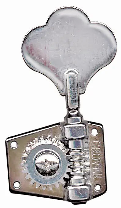 Grover Bass Machine Heads 2-A-Side Chrome Plated 20:1 Gear Ratio