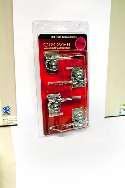Grover 4-in-Line Chrome Bass Machine Heads — view 2
