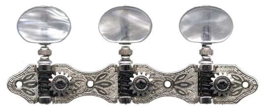 Grover CLASSIC 3-A-SIDE 35MM Nickel Machine Heads for Classical Guitar