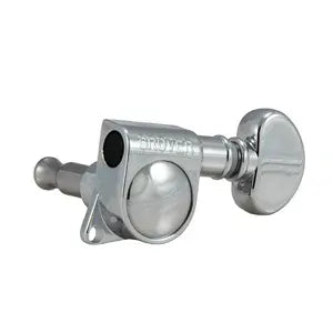 Grover Rotomatic Mid Size Machine Heads 3-A-Side Chrome - GRO35