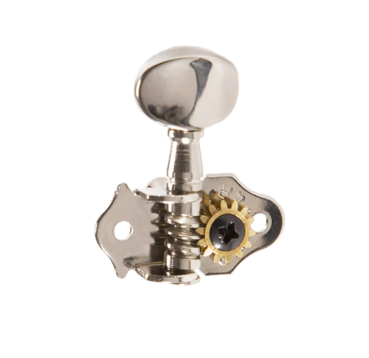 Grover Geared Ukulele Machine Heads, Chrome, 14:1 Ratio
