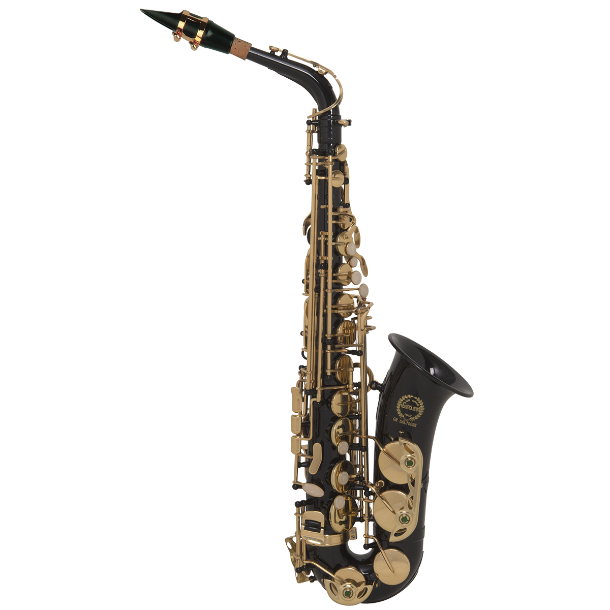 Grassi SAL700BK School Series Eb Alto Saxophone Black Lacquer with Case and Accessories