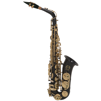 Grassi SAL700BK School Series Eb Alto Saxophone Black Lacquer with Case and Accessories